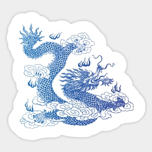 Awesome Japanese Dragon TShirt Sticker